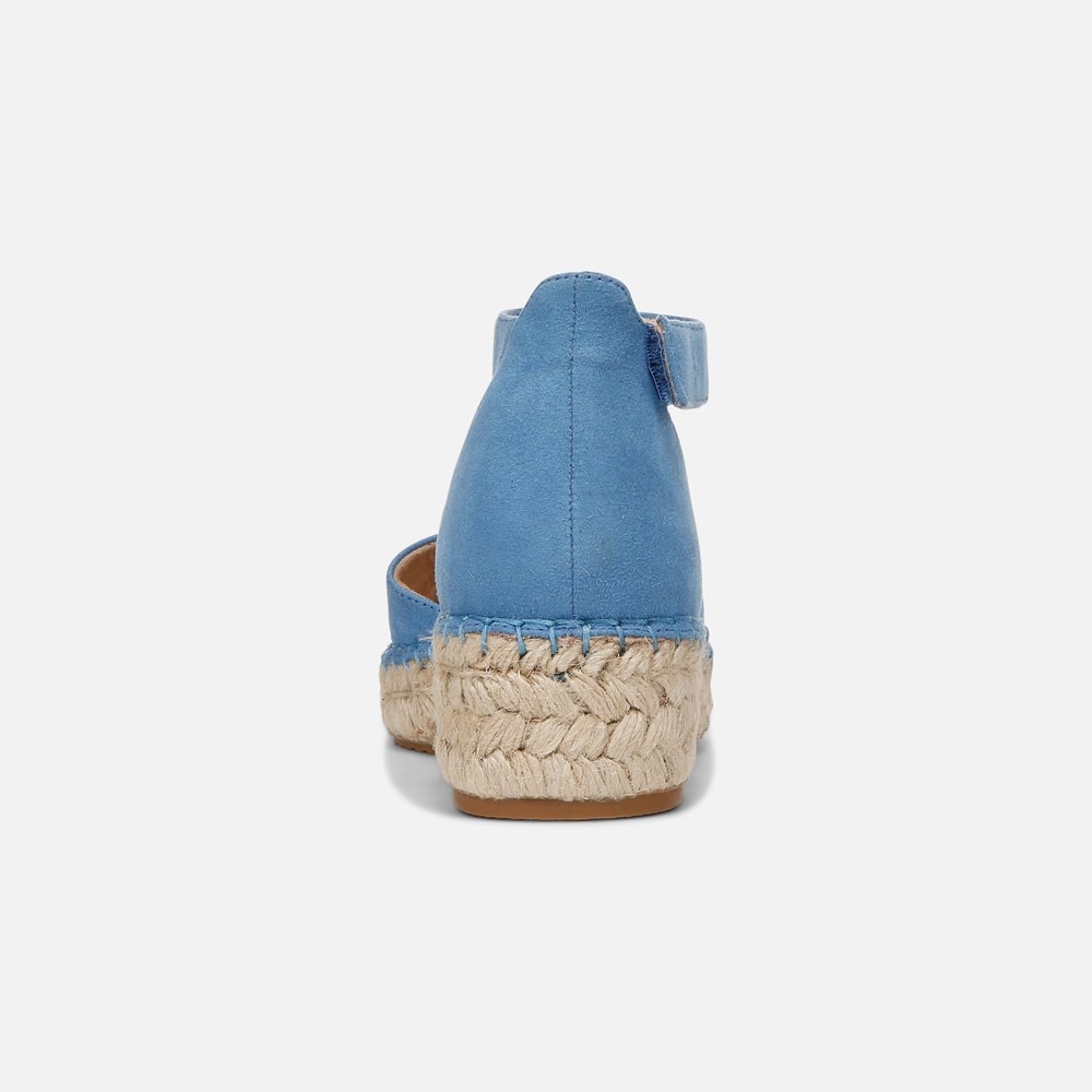 Naturalizer SOUL Wren Espadrille - Linen Blue Fabric