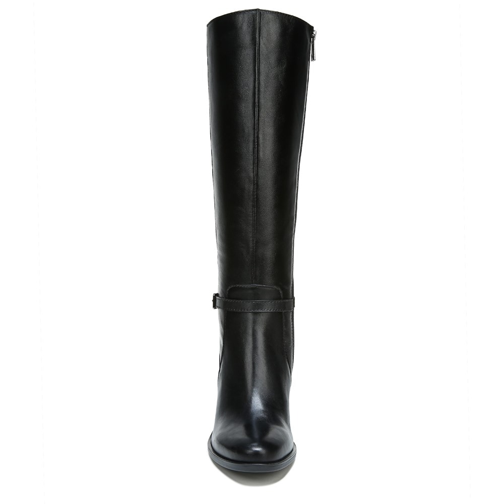 Naturalizer Kalina Narrow Calf Knee High Boot - Black Leather
