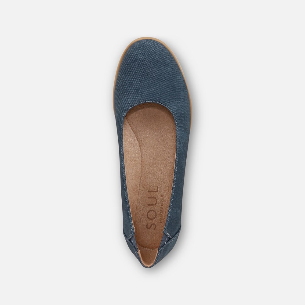 Naturalizer SOUL Idea Ballet Flat - Indigo Faux Leather