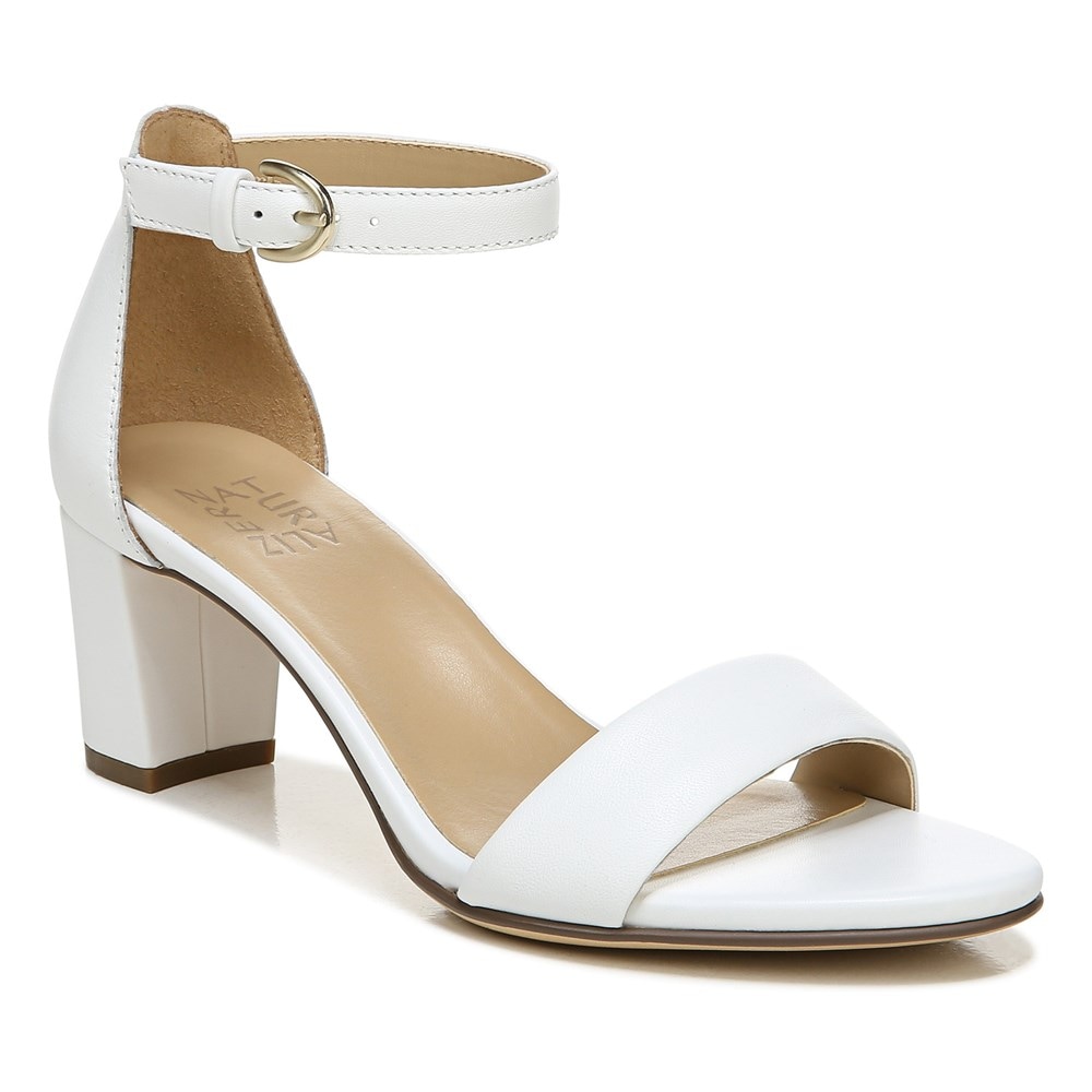 Naturalizer Vera Dress Sandal - White Leather
