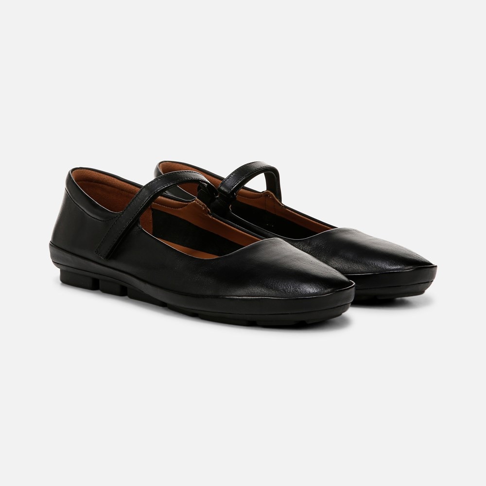Naturalizer Behold Mary Jane Flat - Black Leather