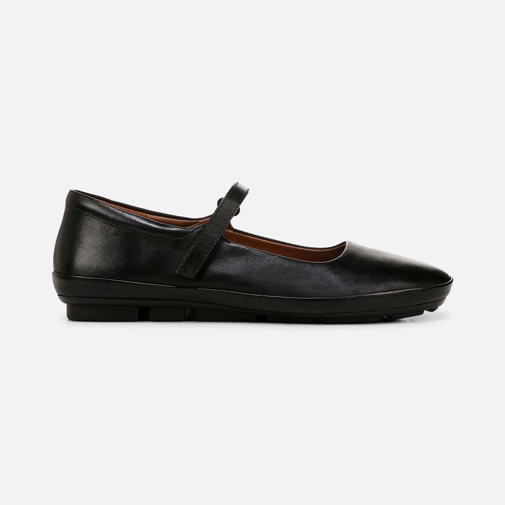 Naturalizer Behold Mary Jane Flat - Black Leather