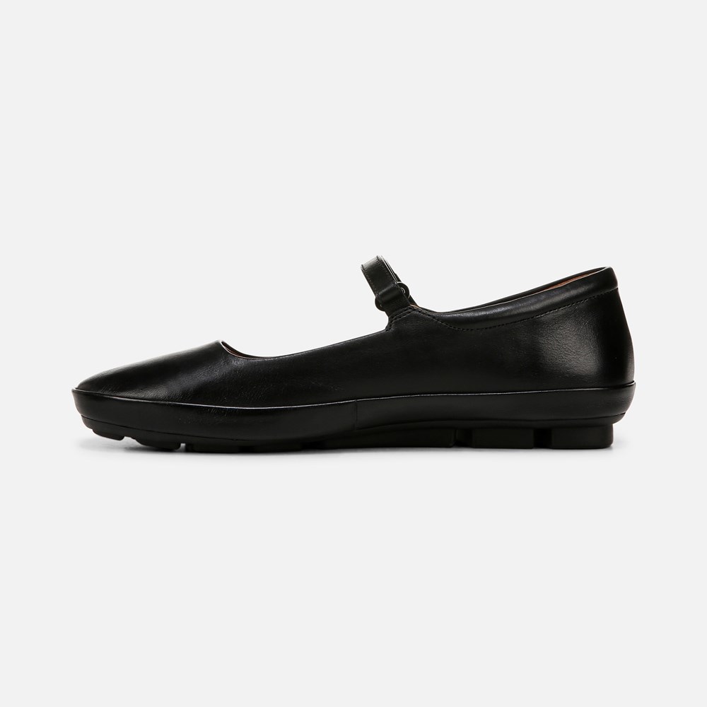 Naturalizer Behold Mary Jane Flat - Black Leather