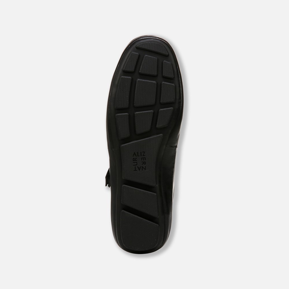 Naturalizer Behold Mary Jane Flat - Black Leather