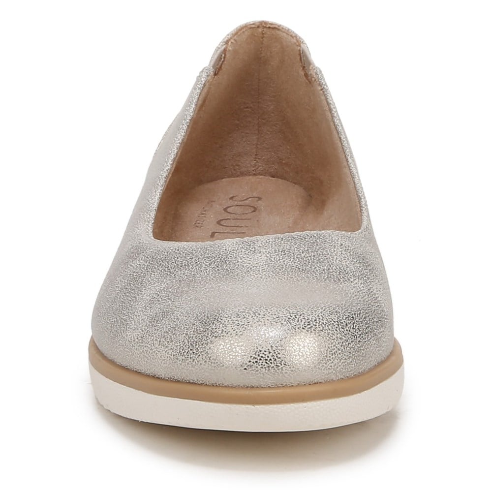 Naturalizer SOUL Idea Ballet Flat - Light Gold Synthetic