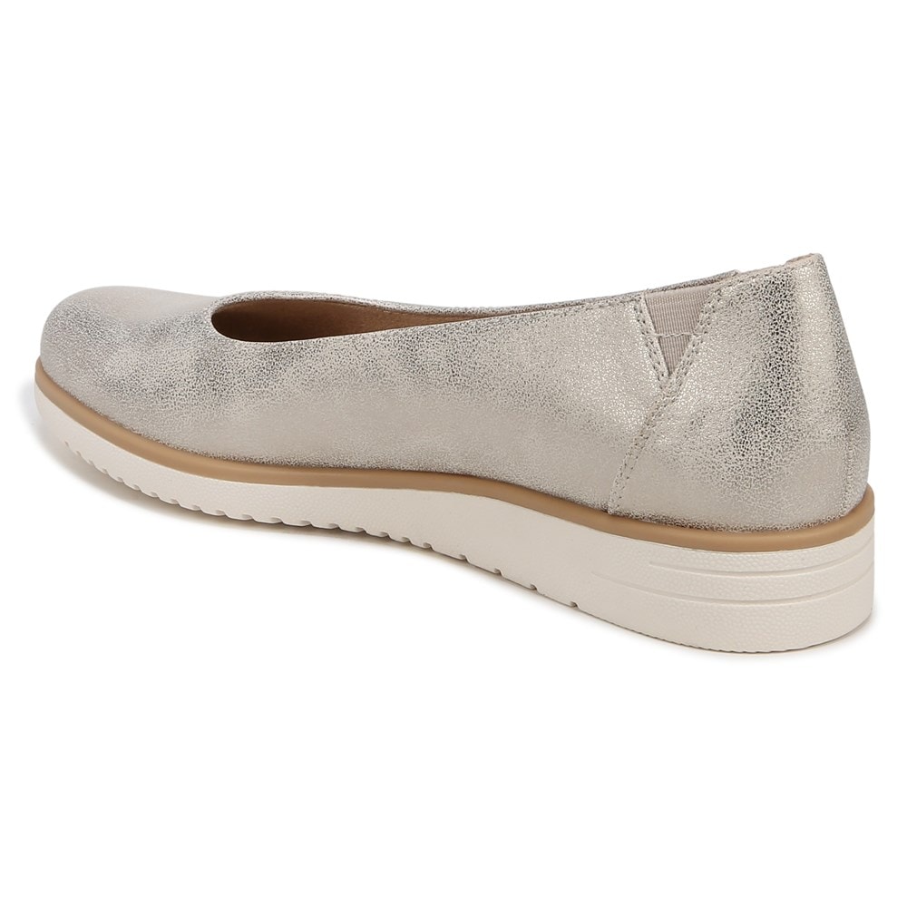 Naturalizer SOUL Idea Ballet Flat - Light Gold Synthetic