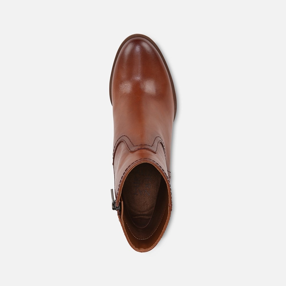 Naturalizer Kalina Ankle Bootie - Cider Spice Brown Leather