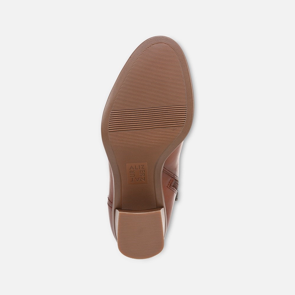 Naturalizer Kalina Ankle Bootie - Cider Spice Brown Leather