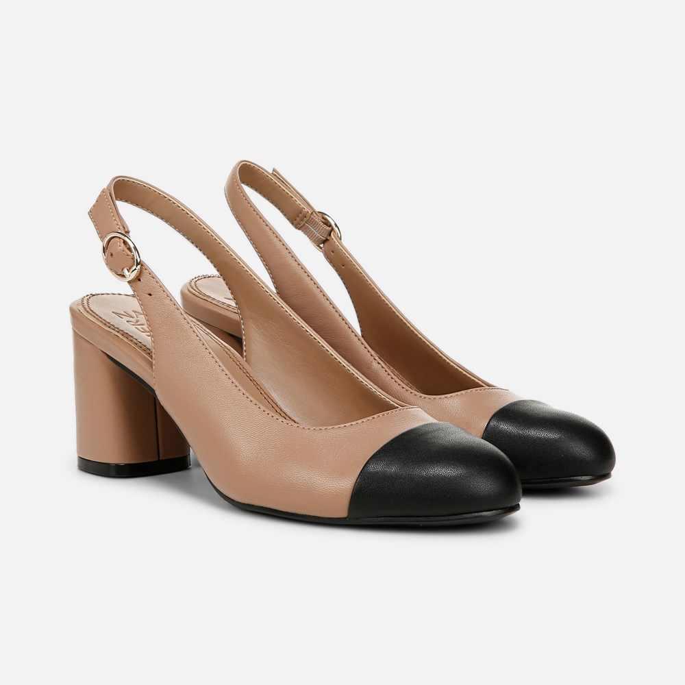 Naturalizer Sophie Slingback Pump - Taupe Leather