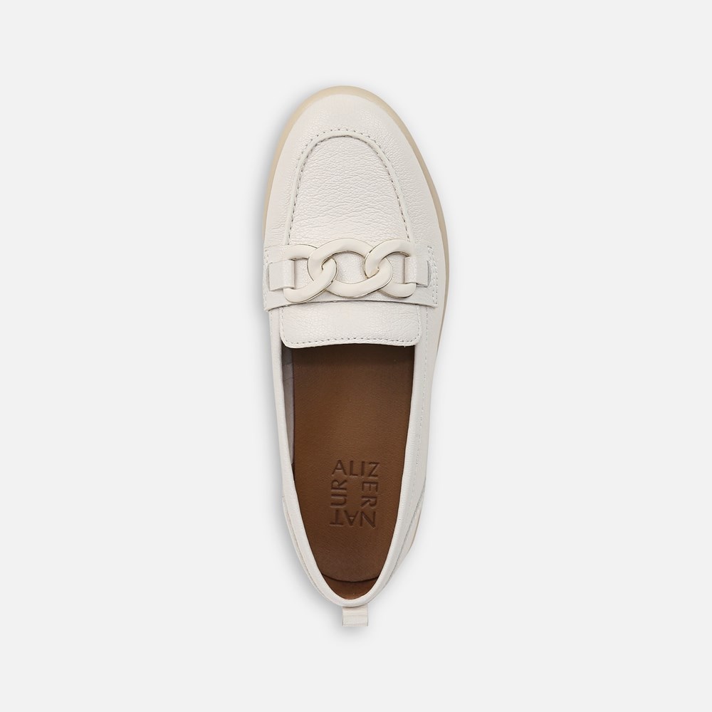 Naturalizer Kateri Bit Loafer - Warm White Leather