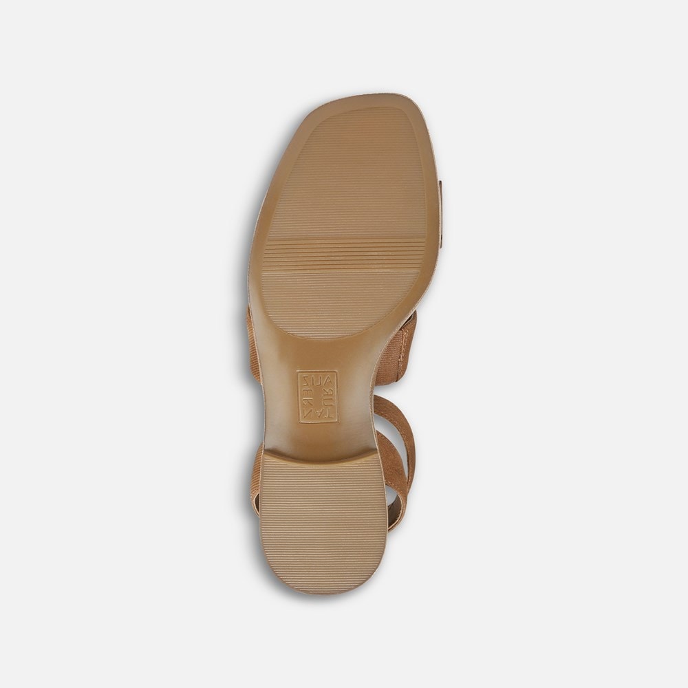 Naturalizer Gana Strappy Sandal - Brown Faux Leather