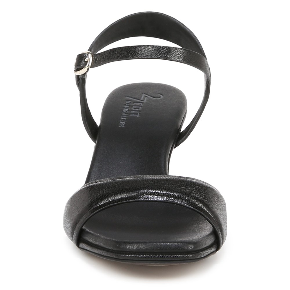 Naturalizer 27 EDIT Grace Dress Sandal - Black Leather