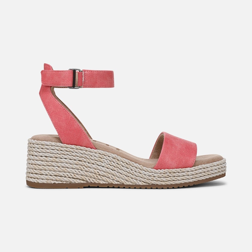 Naturalizer SOUL Gloria Espadrille - Coral Fabric