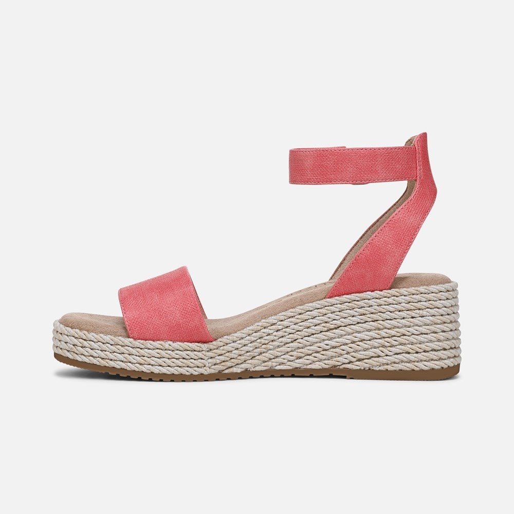 Naturalizer SOUL Gloria Espadrille - Coral Fabric
