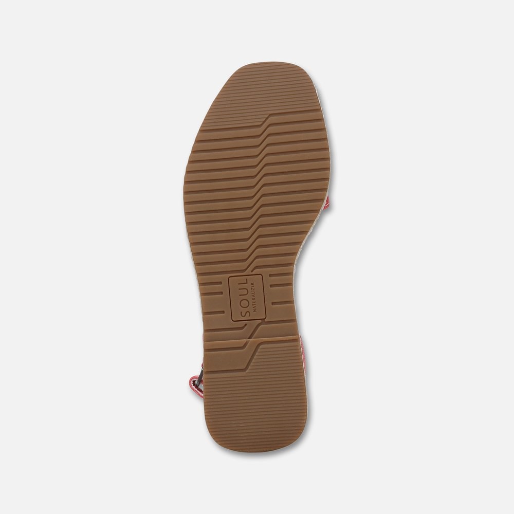 Naturalizer SOUL Gloria Espadrille - Coral Fabric