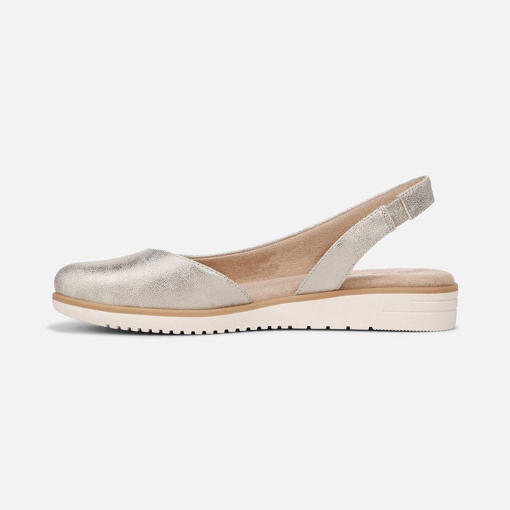 Naturalizer SOUL Idea d\'Orsay Flat - Light Gold Faux Leather