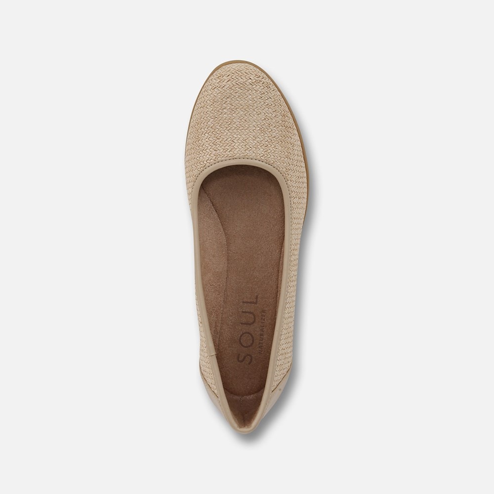 Naturalizer SOUL Idea Ballet Flat - Coastal Tan Fabric
