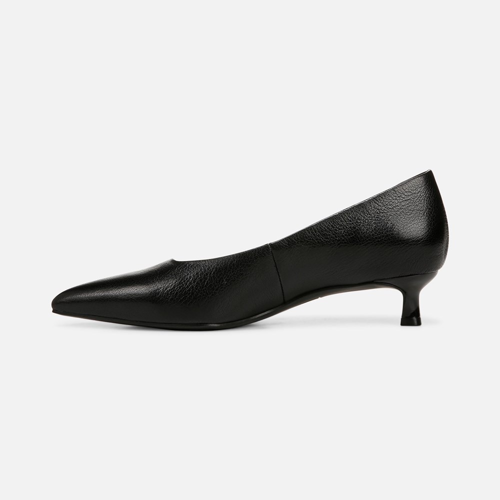 Naturalizer Natalia Kitten Heel - Black Leather
