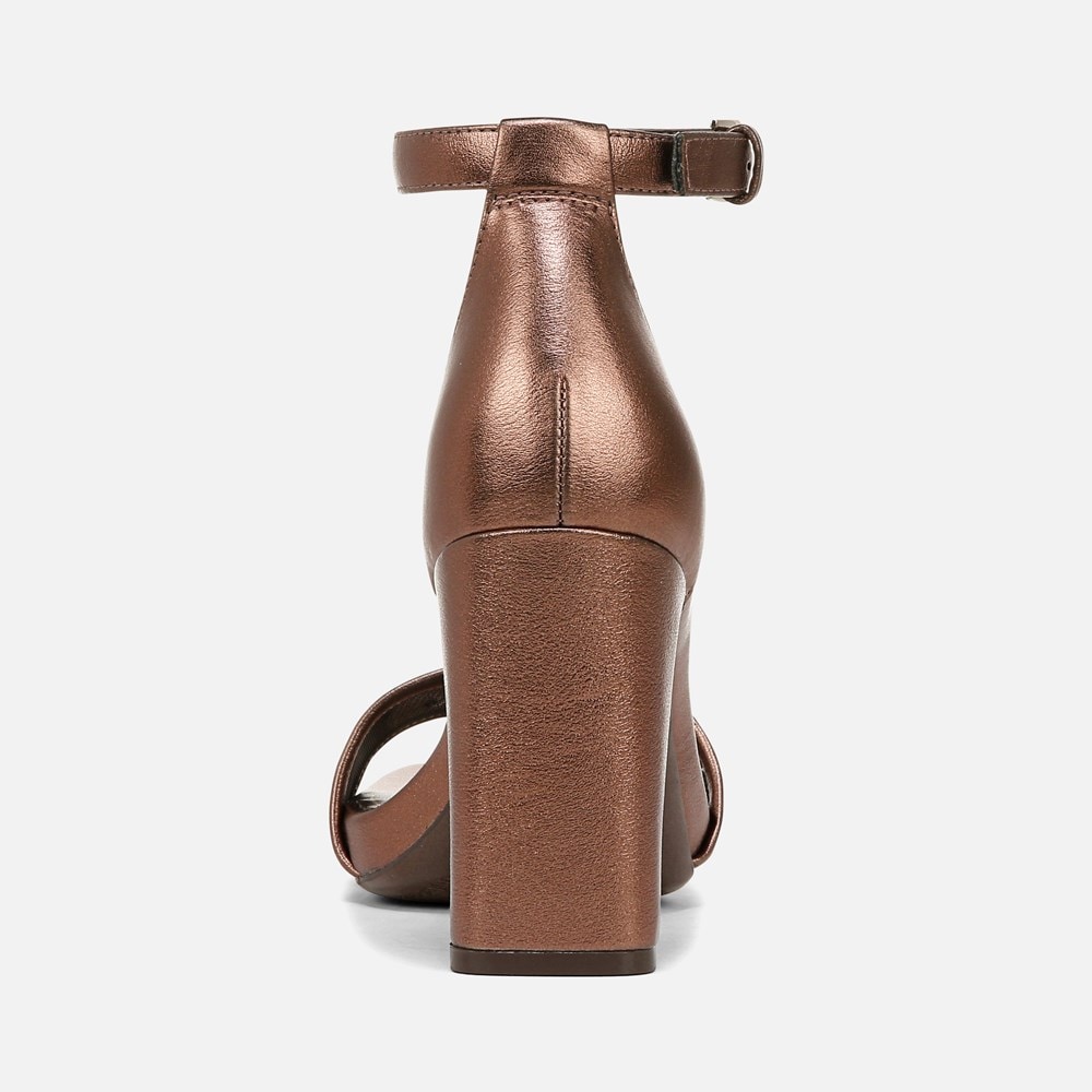 Naturalizer Joy Dress Sandal - Cinnamon Brown Leather