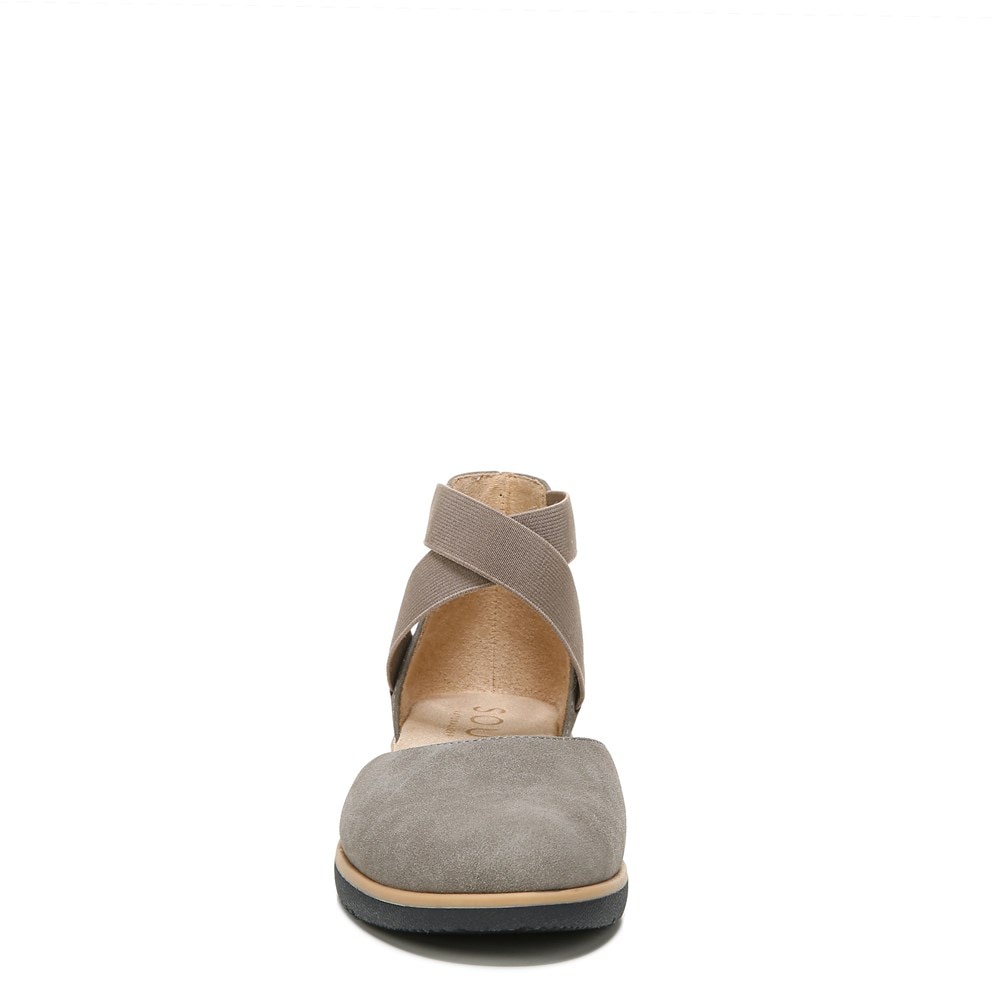 Naturalizer SOUL Intro Flat - Grey Synthetic Nubuck