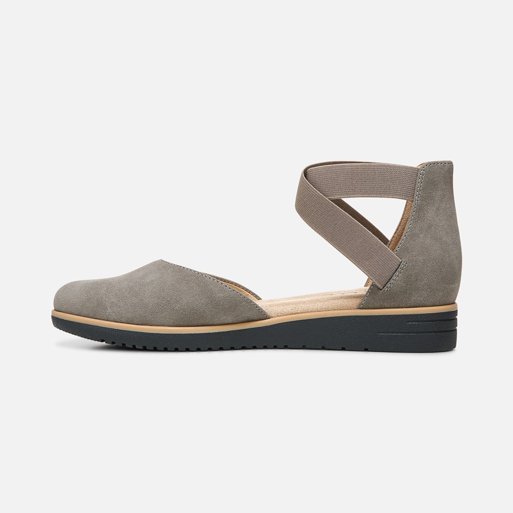 Naturalizer SOUL Intro Flat - Grey Synthetic Nubuck