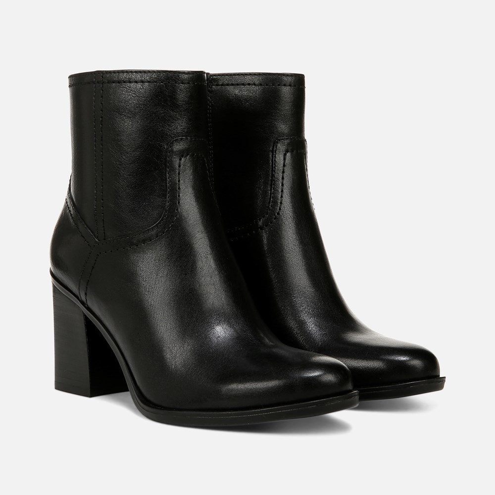 Naturalizer Kalina Ankle Bootie - Black Leather