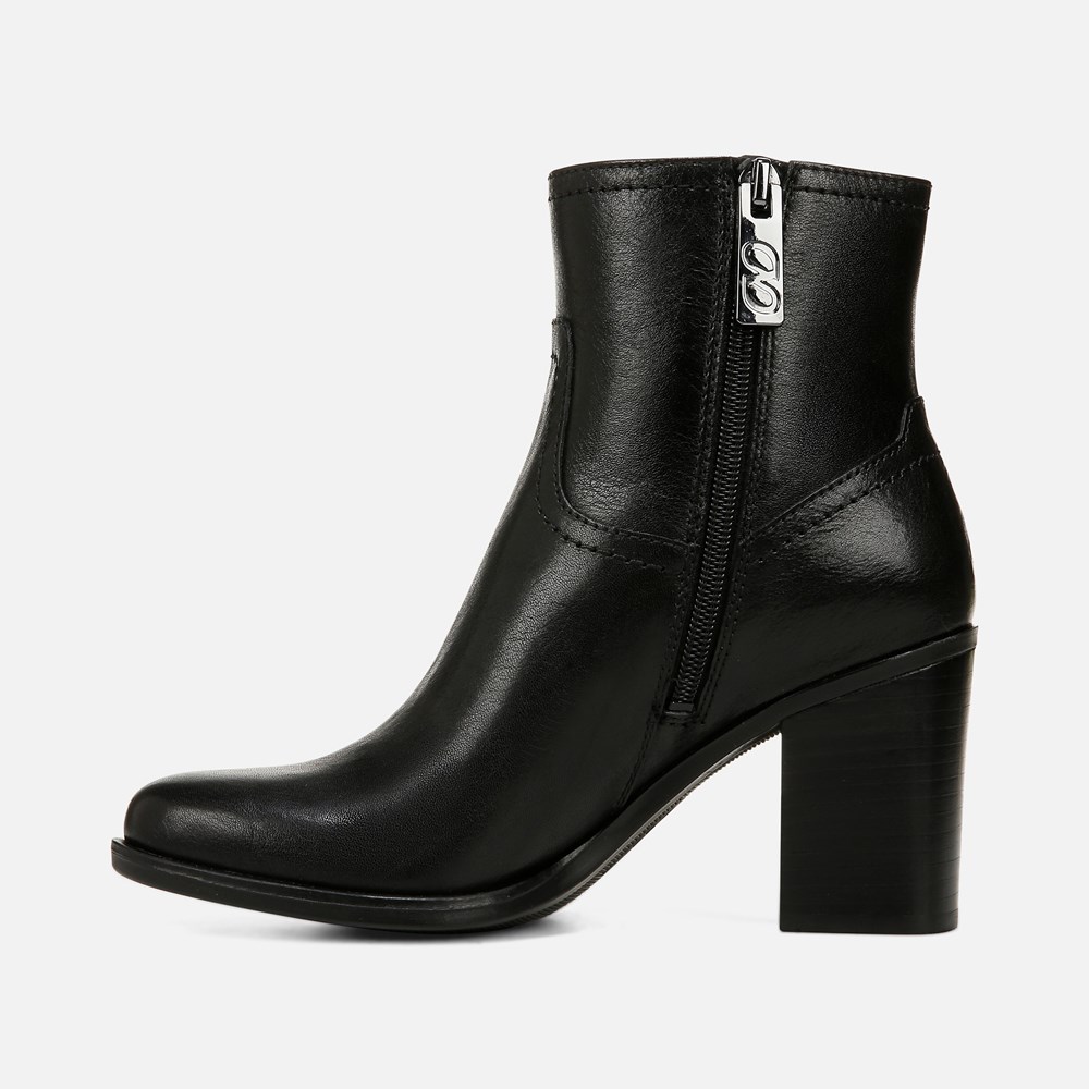 Naturalizer Kalina Ankle Bootie - Black Leather