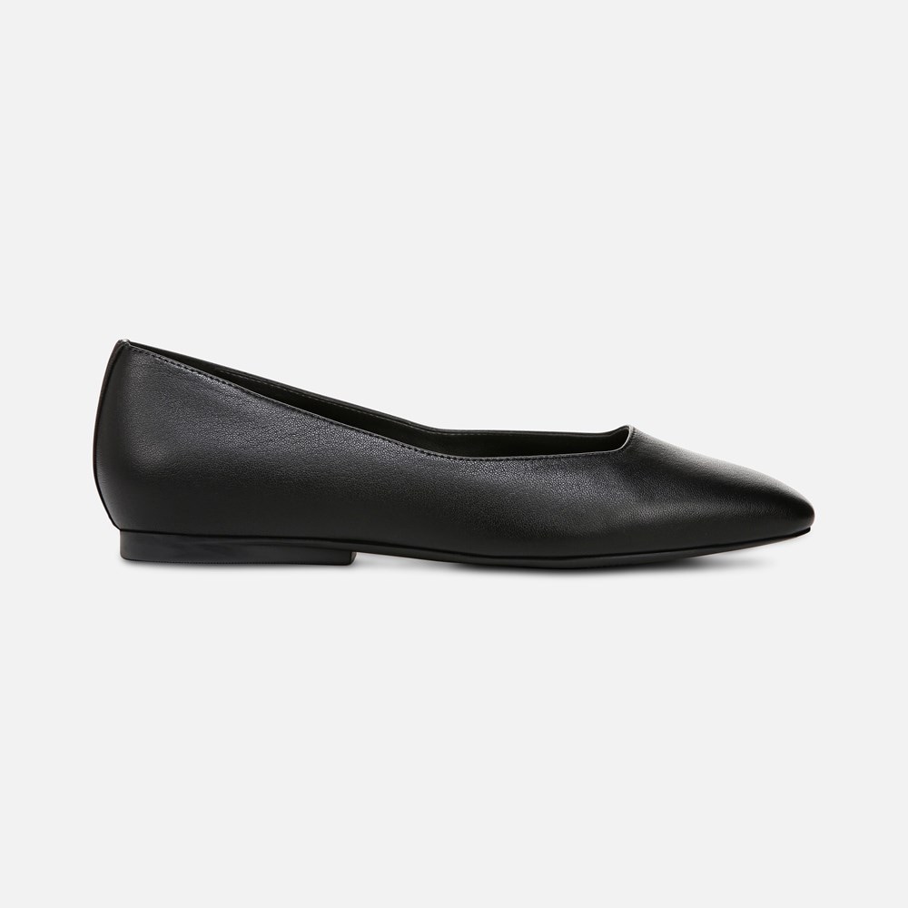 Naturalizer Chelsea Ballet Flat - Black Leather
