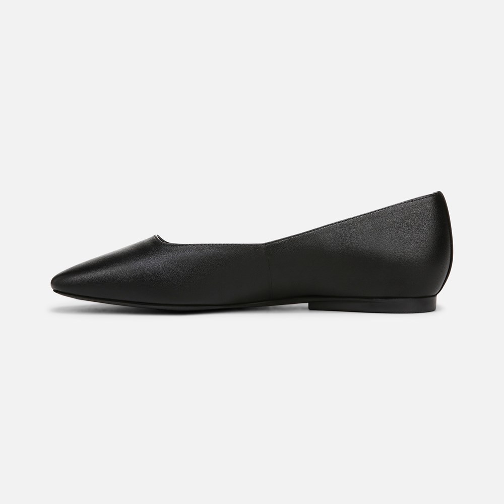 Naturalizer Chelsea Ballet Flat - Black Leather
