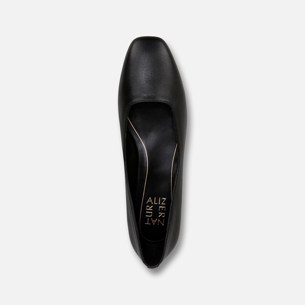 Naturalizer Chelsea Ballet Flat - Black Leather