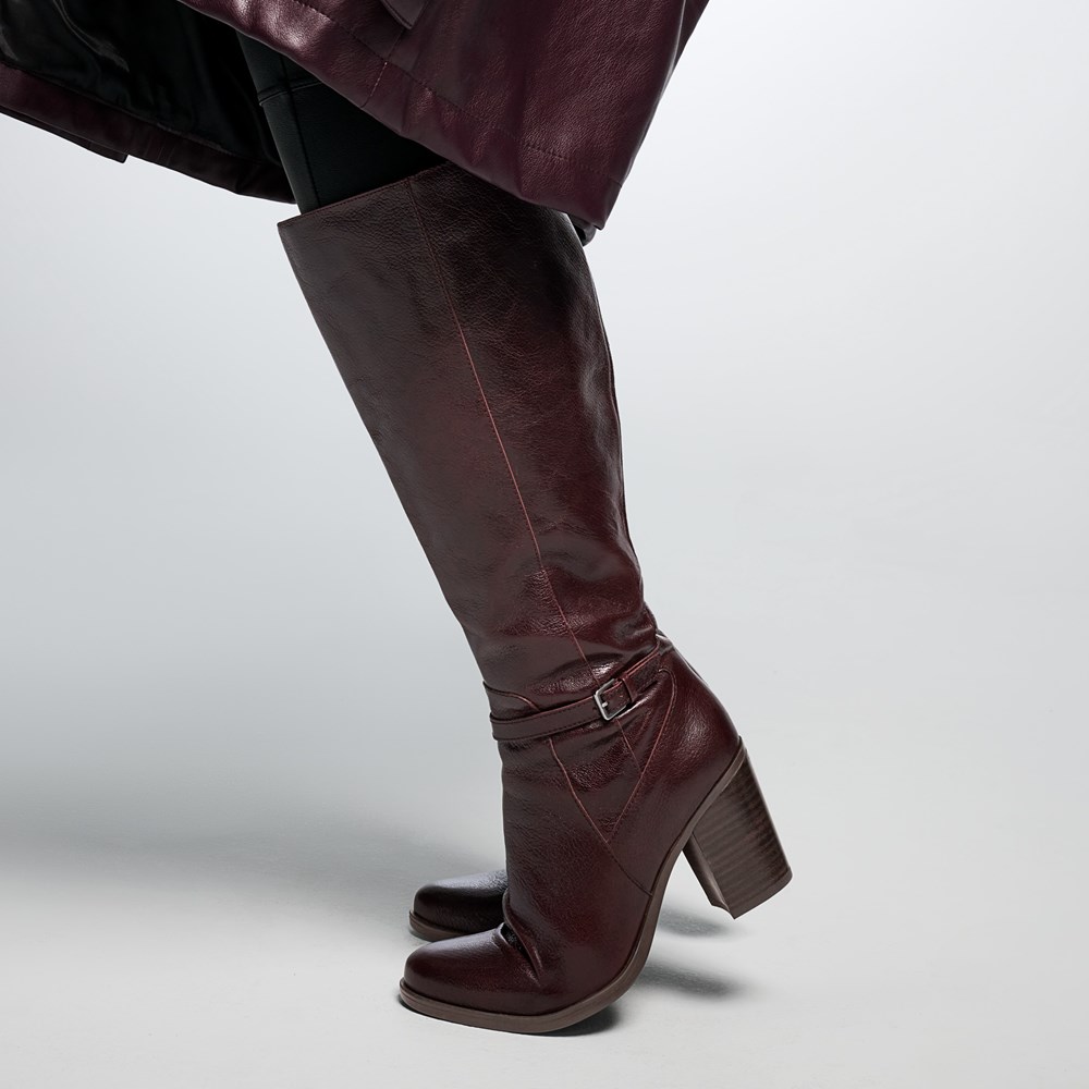 Naturalizer Kalina Knee High Boot - Wine Leather