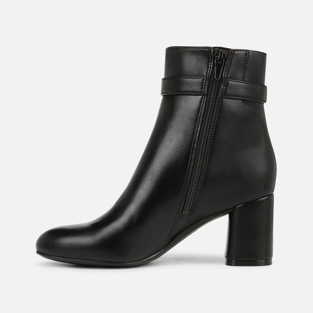 Naturalizer Lottie Ankle Bootie - Black Faux Leather