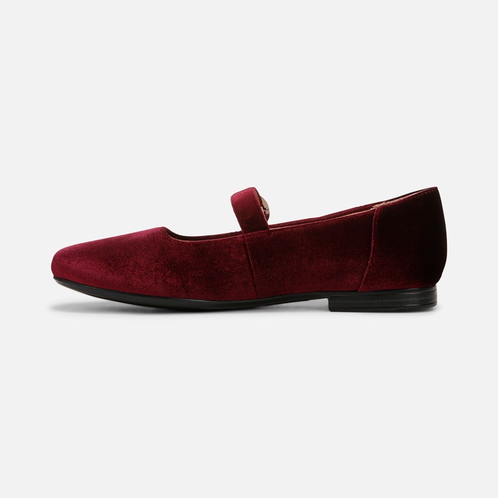 Naturalizer Kelly Mary Jane Flat - Cabernet Sauvignon Velvet
