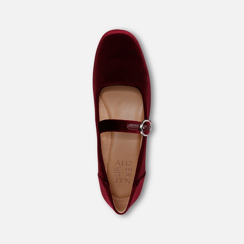 Naturalizer Kelly Mary Jane Flat - Cabernet Sauvignon Velvet