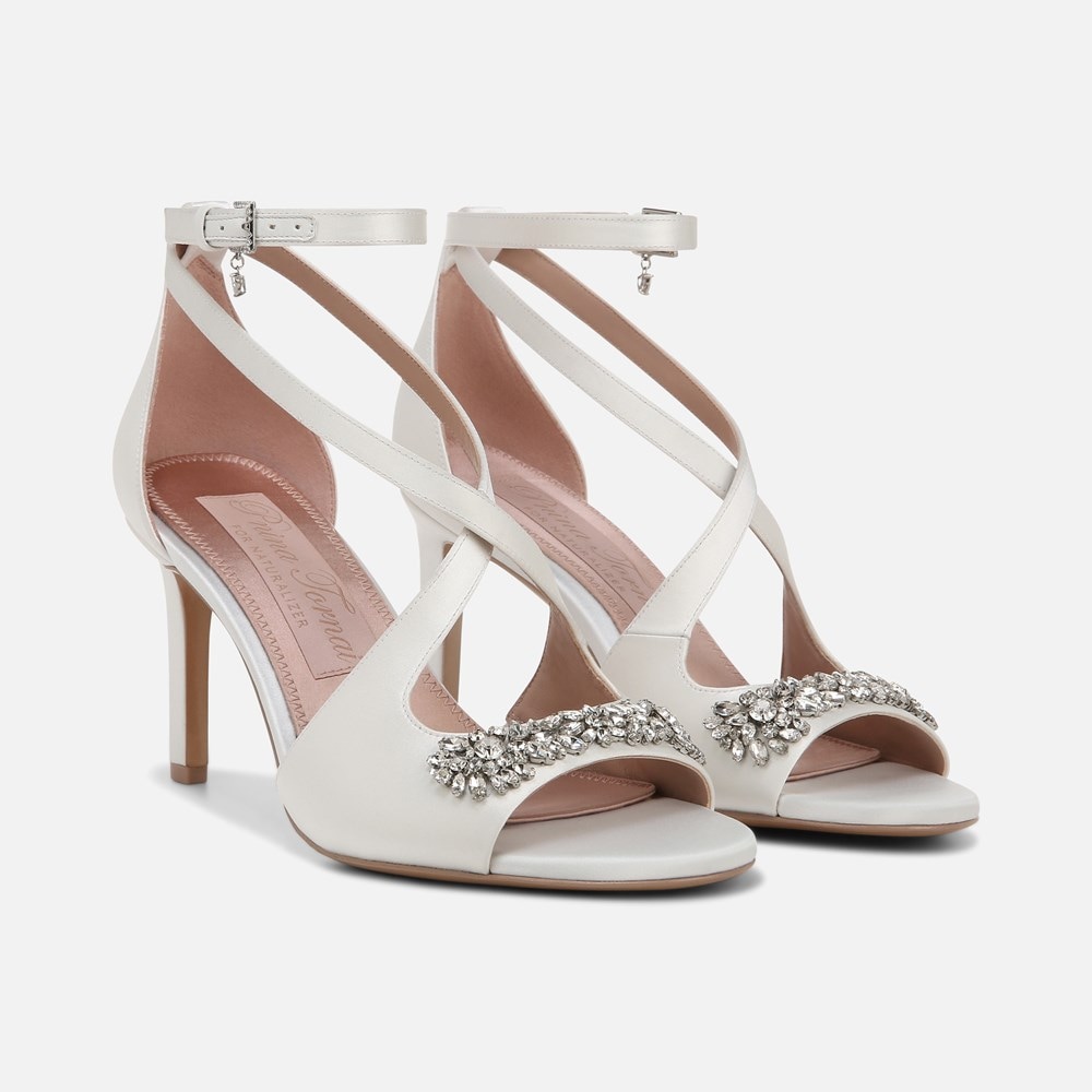 Naturalizer Amor Dress Sandal - Silk White Fabric
