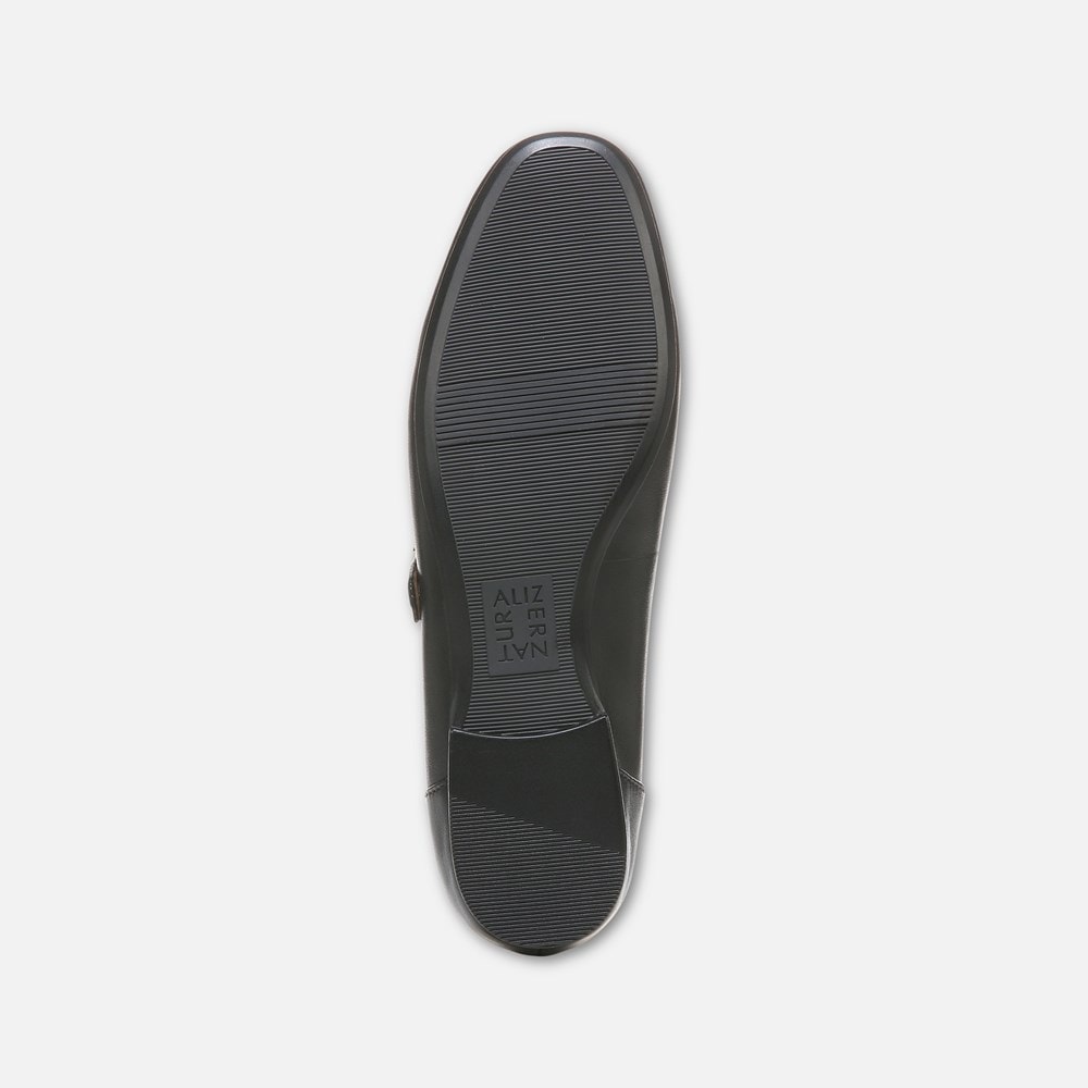 Naturalizer Kelly Mary Jane Flat - Black Leather