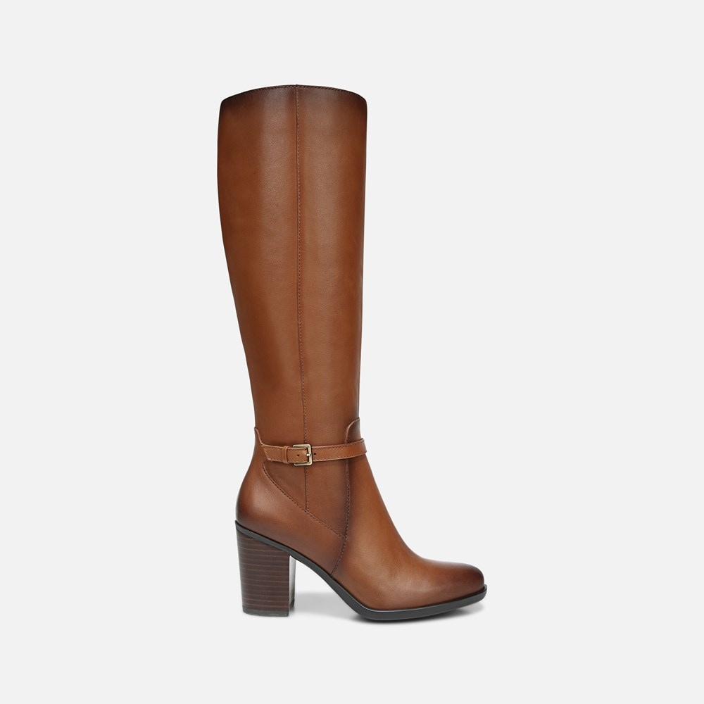Naturalizer Kalina Narrow Calf Knee High Boot - Cider Leather
