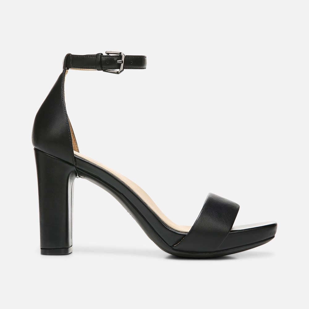 Naturalizer Joy Dress Sandal - Black Leather