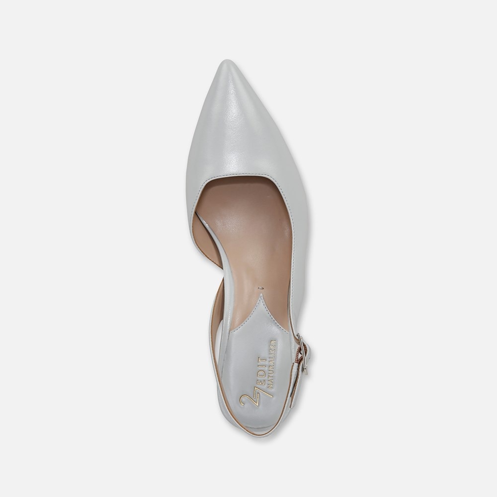 Naturalizer 27 EDIT Felicia 4 Slingback Dress Shoe - Digital Mist Grey Leather