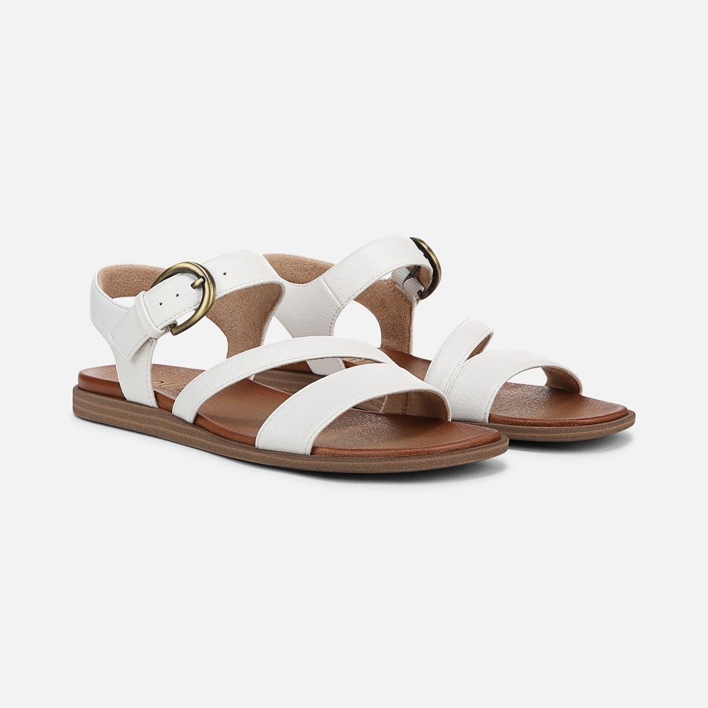 Naturalizer SOUL Jayvee Sandal - White Faux Leather