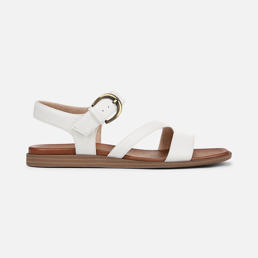 Naturalizer SOUL Jayvee Sandal - White Faux Leather