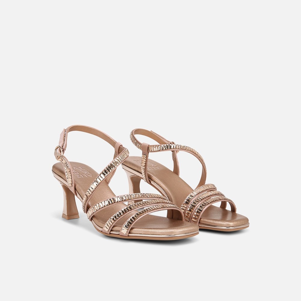 Naturalizer Galaxy 2 Strappy Sandal - Rose Pink Fabric