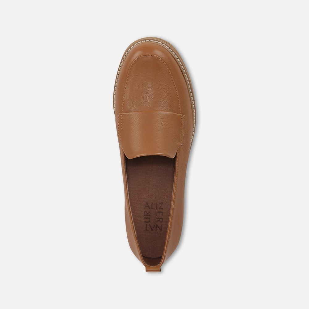 Naturalizer Taylin Loafer - Toffee Brown Leather