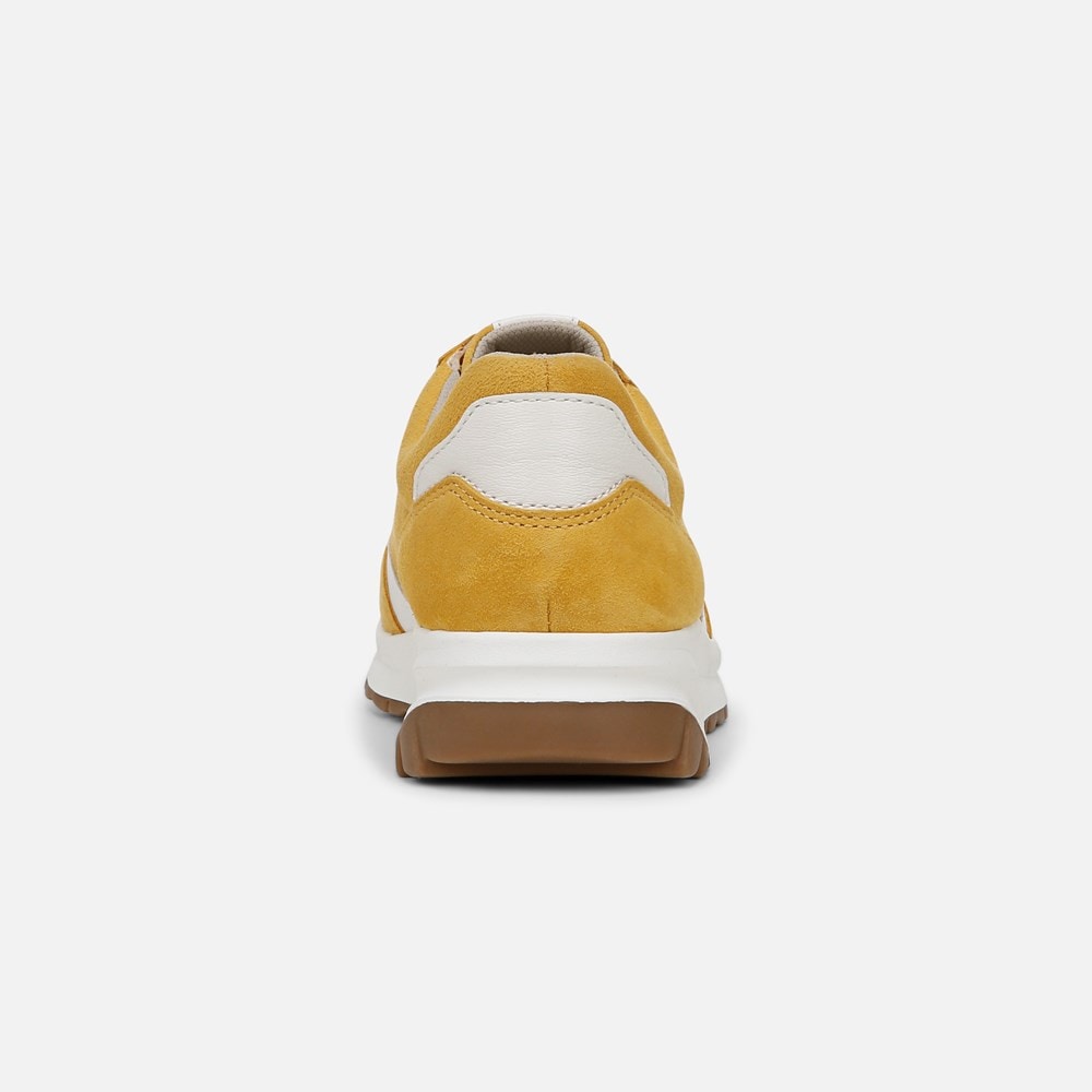 Naturalizer Shay Lace Up Sneaker - Spicy Yellow Leather