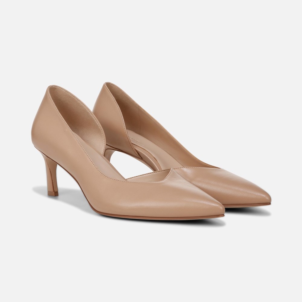 Naturalizer 27 Edit Faith Pump - Creme Brulee Leather