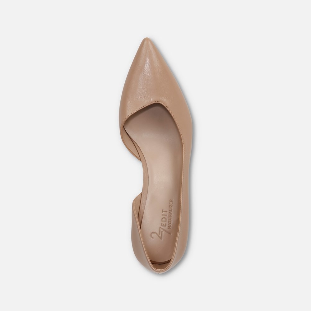 Naturalizer 27 Edit Faith Pump - Creme Brulee Leather