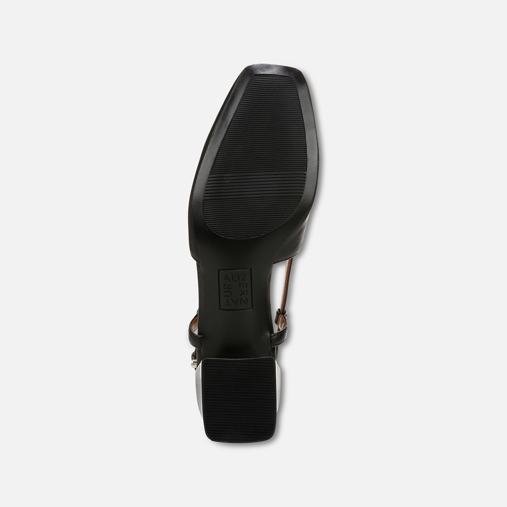 Naturalizer Harper Slingback - Black Leather