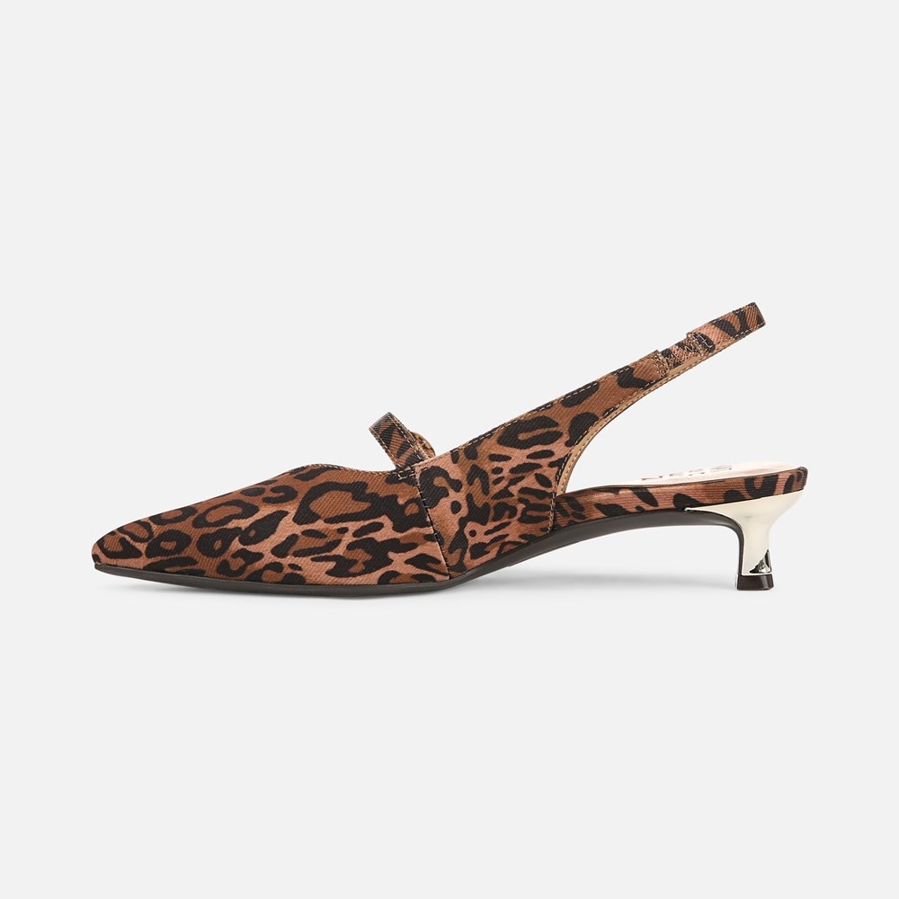 Naturalizer Grayson Mary Jane Slingback - Leopard Print Fabric