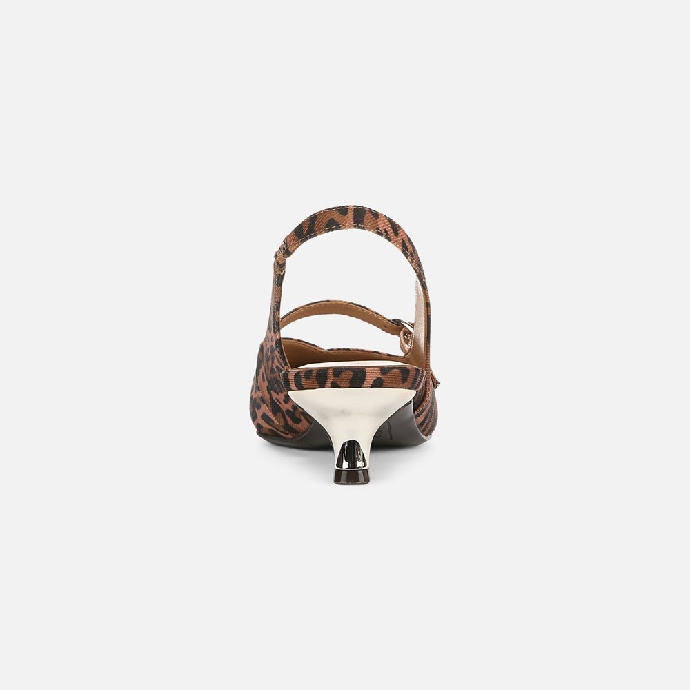 Naturalizer Grayson Mary Jane Slingback - Leopard Print Fabric