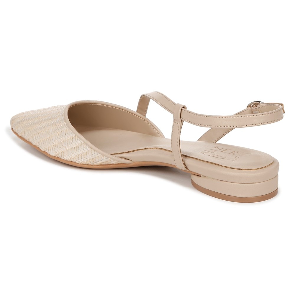 Naturalizer Hawaii Slingback Flat - Opal Natural / Tan Fabric